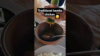 Traditional Bamboo Chicken  Bandarban  Chimbuk hill Resort shorts shortvideo [upl. by Isnan]