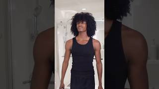 Evening Skincare afro curls curlyhair naturalhair hairstyles hair skincare skincareroutine [upl. by Rosabel]