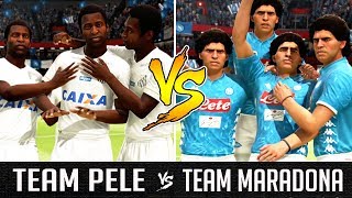 Team Pele VS Team Maradona  FIFA 19 Experiment [upl. by Dnalloh]