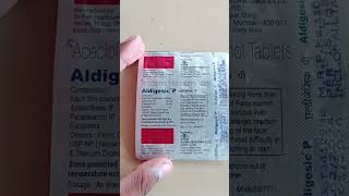 Acecofenac amp Paracetamol Tablet  Aldigesic P Tablet Full Review [upl. by Ahsiakal]