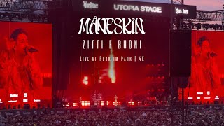 Måneskin  ZITTI E BUONI Live at Rock im Park 2024  4K [upl. by Seessel43]