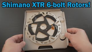 NEW Shimano XTR RTMT905 6Bolt Rotors with ICE TECHNOLOGIES FREEZA The best MTB Disc Brake Rotor [upl. by Syned]