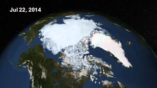 Arctic Sea Ice Summer 2014 [upl. by Annadal]