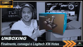 UNBOXING do meu novo Logitech X56 Hotas EP59 [upl. by Eniamreg]