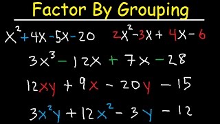 Factoring By Grouping [upl. by Gilliette]