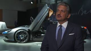 Introducing Pininfarina Battista  Interview Anand Mahindra [upl. by Kellda]