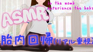 【ASMR】ガチの胎内回帰ASMR  in the womb experience the baby [upl. by Nilrac]