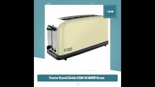 Toaster Russell Hobbs 2139556 1000W Cream [upl. by Ykceb]