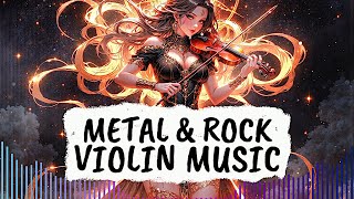 THE VIOLIN  METAL amp ROCK 2Hrs 🎻 MUSIC for Work Gaming Workout amp Relax 🔥 [upl. by Culbert]