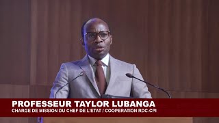 RDC  Etats généraux de la Justice  Intervention du Prof Taylor LUBANGA [upl. by Aelanej]