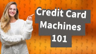 How do you use a manual credit card machine [upl. by Atlante596]