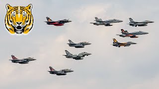 NATO Tiger Meet 2022 Tigers Formation Flight [upl. by Eivod]