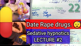 Sedatives Hypnotic Drugs 🛑 Chapter 22 pharmacology minikatzung classification Lecture 2 [upl. by Mariel790]