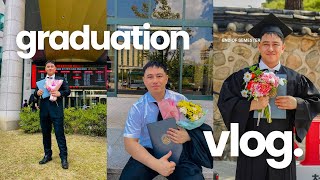 Korea Vlog l Graduation Day l Sejong University 2024 [upl. by Ahtenak788]