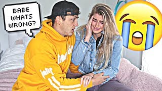 Randomly CRYING Prank On Fiance Cute Reaction [upl. by Maidie]