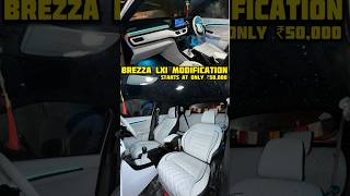 Brezza lxi interior amp exterior modification Call 98714 16739 brezzamodified karolbagh carmods [upl. by Dailey]