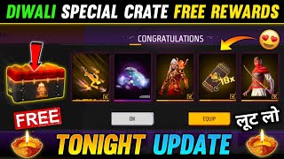 25 OCTOBER🔥 New Diwali Crate All Free Rewards 🪔🤯 Free Fire New Event Ff New Event Today New Event [upl. by Noreh]