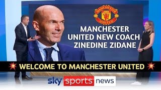 ZINEDINE ZIDANE TO MANCHESTER UNITED CONFIRMED OFFICIAL ANNOUNCEMENT IMMINENT [upl. by Whitcher657]