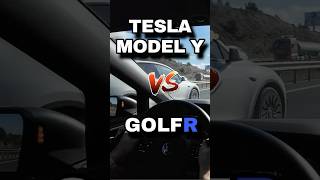 VW GOLFR vs TESLA MODEL Y LR  Performans Karşılaştırması [upl. by Eydie]