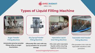 Types of Liquid Filling Machine at Shree Bhagwati Pharma [upl. by Evoy]