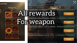 How to get all rewards for weapon while having just 1 weapon  Guns of Glory  F2P REMO [upl. by Sculley]