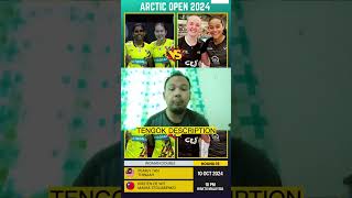 PEARLY TAN THINAAH VS KIRSTEN DE WITMARIIA STOLIARENKO ARCTIC OPEN 2024 [upl. by Gabbie]