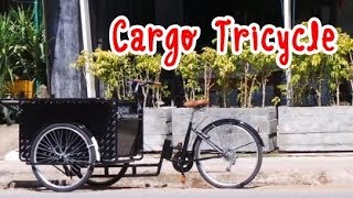 Cargo Tricycle by SEREE จักรยานสามล้อ รถขายของ รถขายกาแฟ รถขายอาหาร เวิร์คไบค์ [upl. by Parette]