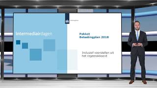 Intermediairdagen 2017 Inkomstenbelasting  Belastingplan 2018 [upl. by Oreste757]