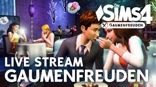 LIVE Die Sims 4 Gaumenfreuden ReleaseShowcase  Restaurant GameplayPack [upl. by Annoiek]