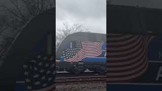 NJT 4502 Armed Forces leads NJT train to Newark shorts njtransit trains [upl. by Darsie455]