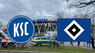 KSC vs HSV inside the BBBank Wildpark 🏟️🇩🇪⚽️ 2 Bundesliga [upl. by Everara]