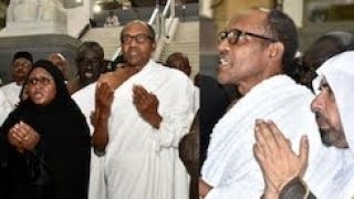 Must Watch President Buhari Running While Performing Umrah In MakkahVideo [upl. by Ainnos113]