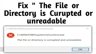 Solved The File Or Directory Is Corrupted Or Unreadable in the flash drive [upl. by Eniamreg709]