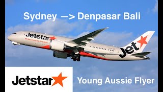 Flight Review  Jetstar Airways  SYDDPS  JQ37 [upl. by Assennav]