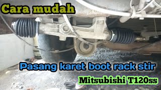 Cara mudah pasang karet boot stir T120ss [upl. by Aeiram39]