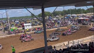 2024 Boone County Fair Compact Feature Demo Derby [upl. by Jews306]