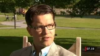 Almedalen 2013  Jimmie Åkesson SD frågas ut i SVT [upl. by Hametaf]