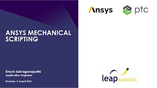 Ansys Mechanical Scripting Training  Scripting in Mechanical Day 2 [upl. by Manella]