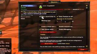 How To Use Decursive  WarcraftScience [upl. by Aeriela172]