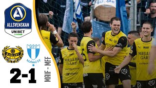 Höjdpunkter  Mjällby  Malmö FF 21 Allsvenskan [upl. by Canning]