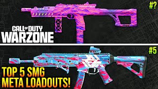 WARZONE New TOP 5 BEST SMG META LOADOUTS After Update WARZONE Best Weapons [upl. by Katrinka]