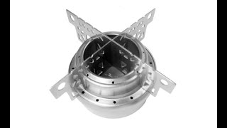 Evernew Titanium Alcohol Stove amp Pot Stand [upl. by Mort]