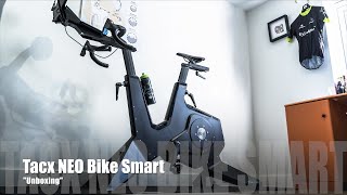 Tacx NEO Bike Smart Unboxing  The trials of a 42kg trainer [upl. by Heisser329]