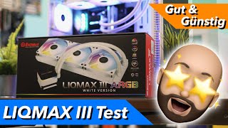 Weiße AIO  Enermax Liqmax III 360 Review Einbau TEST [upl. by Eibot]