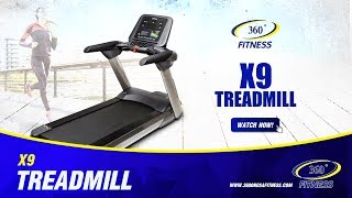 ลู่วิ่งไฟฟ้า X9 Motorized Treadmill  AC 60 HP motor [upl. by Rimidalv]