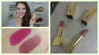 YSL Rouge Pur Couture Lipsticks [upl. by Annoeik]