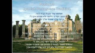 Jewish PrayerPsalm 30Mizmor Shir Chanukatאמִזְמוֹר שִׁיר חֲנֻכַּת הַ [upl. by Nivrae]