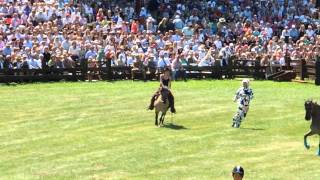 Showbild Westernreiter Dülmener Wildpferdefang 2012 [upl. by Fredric]