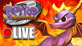 RIPTOS RAGE 24th ANNIVERSARY  OG Spyro 2 LIVESTREAM [upl. by Deborath]