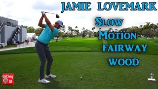 JAMIE LOVEMARK 120fps DTL SLOW MOTION FAIRWAY WOOD GOLF SWING 1080 HD [upl. by Ardyce]